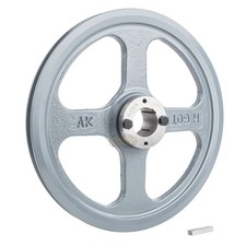 Cast Iron 10.75" Single Groove Pulley Belt A Section 4L 1-3/8" Sheave Bushing