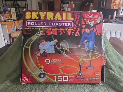  Quercetti SkyRail Roller Coaster Glow In The Dark Missing Marbles