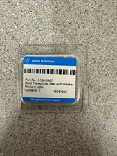 Agilent 5188-5367 GC inlet seal, gold plated, with washer