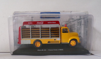 EAGLEMOSS VEHICLEULOS EBRO B-45 COCA-COLA (1962) MINT STILL SEALED 1:43
