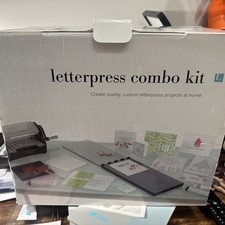 Letterpress Starter Kit Lifestyle Crafts New With 2 Extra New Inks See Descip