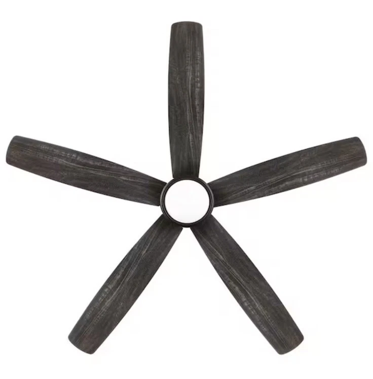 Home Decorators Driskol 60 in. Matte Black Smart Ceiling Fan w/ Light & Remote - Image 4 of 4