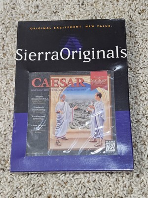 Caesar (PC, 1993) Sierra Originals City-building Sim Jewel Case CD-ROM NEW