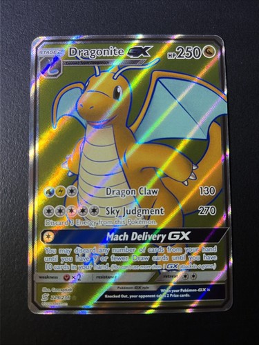 Dragonite GX FULL ART 229/236 Unified Minds SEE PHOTOS FOR CONDITION
