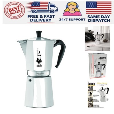 Moka Express: Iconic Stovetop Espresso Maker, Makes Real Italian Coffee, Moka...