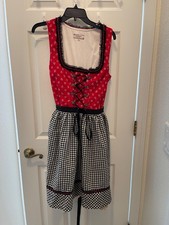 DRESS VINTAGE AUTHENTIC Trachtl Sudtiroler OKTOBERFEST DIRNDL Germany EU 44