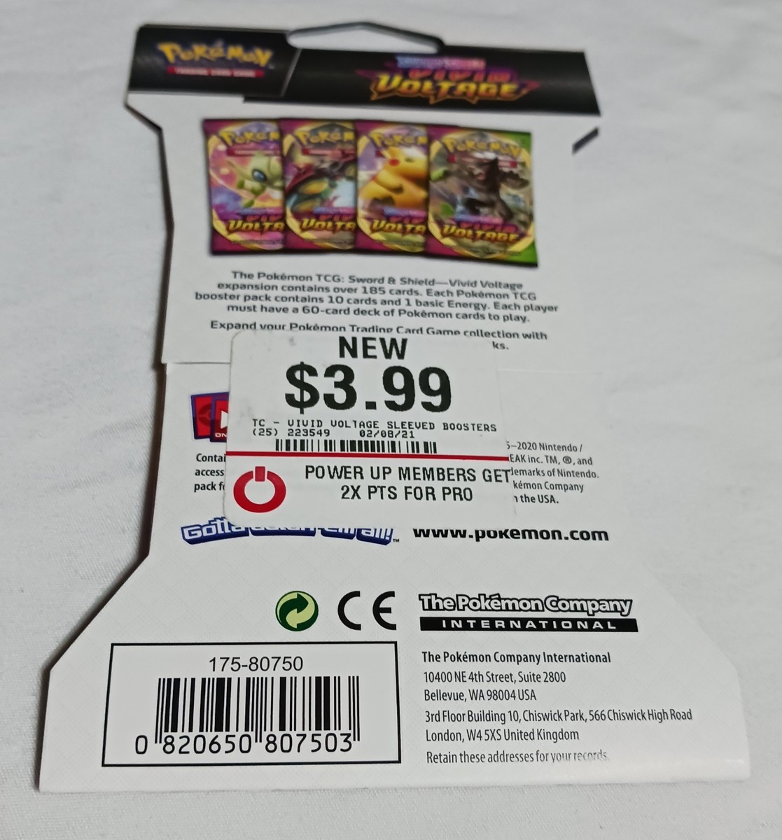 pokemon trading card game sword and shield vivid voltage Pokemon Sword & Shield Vivid Voltage Trading Card Game