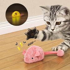Cat Toys Interactive New Mouse Plush Chew Kitten Mice Luminous for Boredom Game
