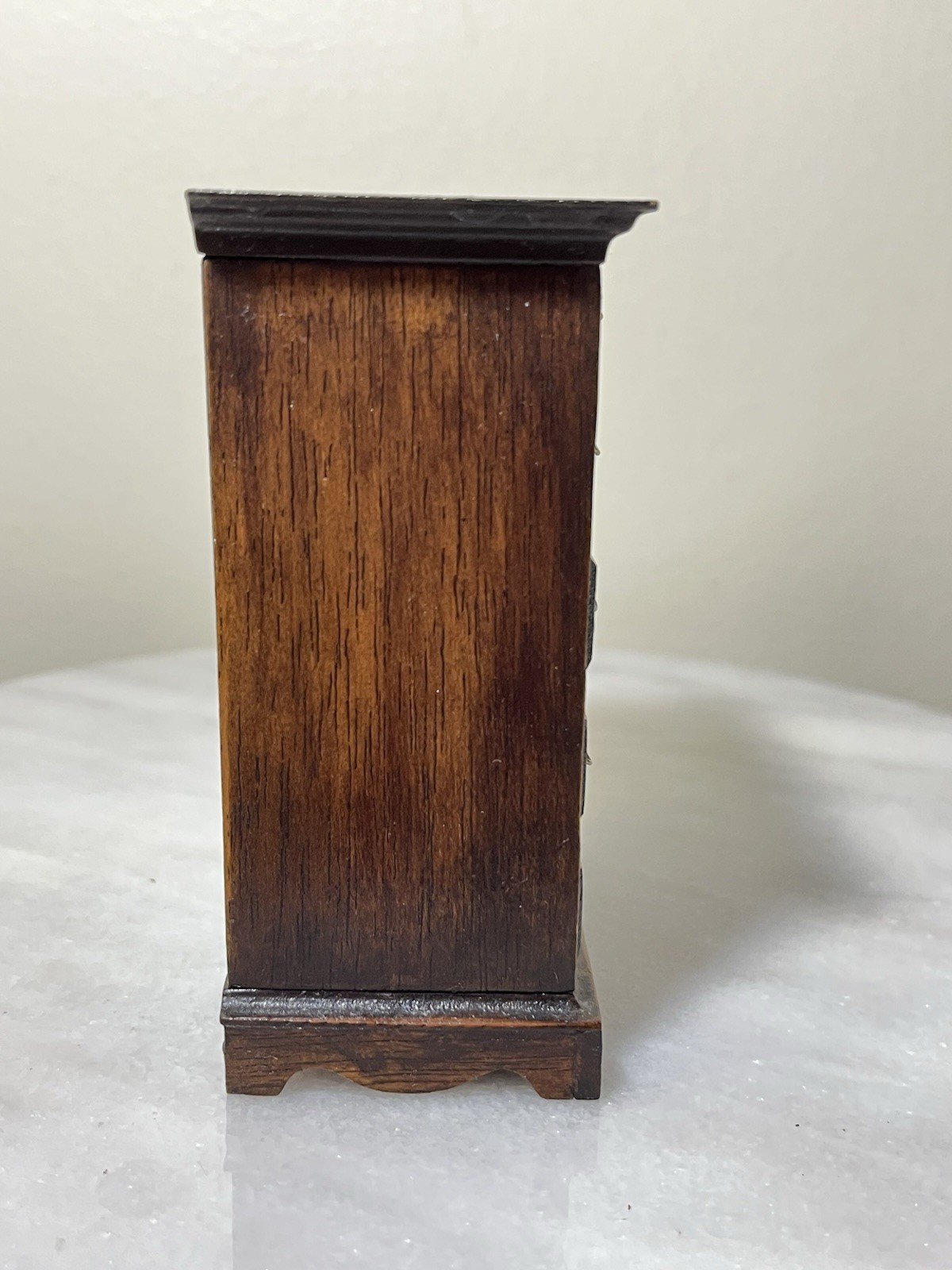 Vintage Artisan Dollhouse Chippendale Dresser Chest Of Drawers 1:12 Miniature