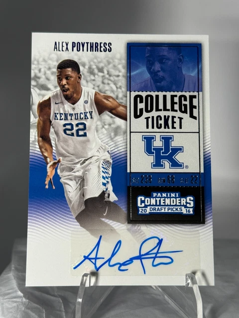 2016-17 Contenders Draft Picks - Alex Poythress #156 Auto