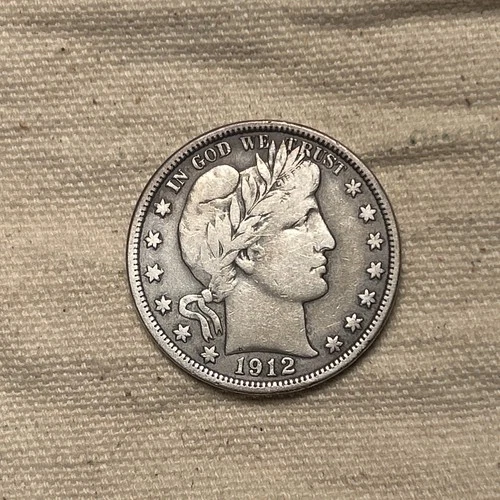 1912-P Barber Half Dollar 50C VF ZM