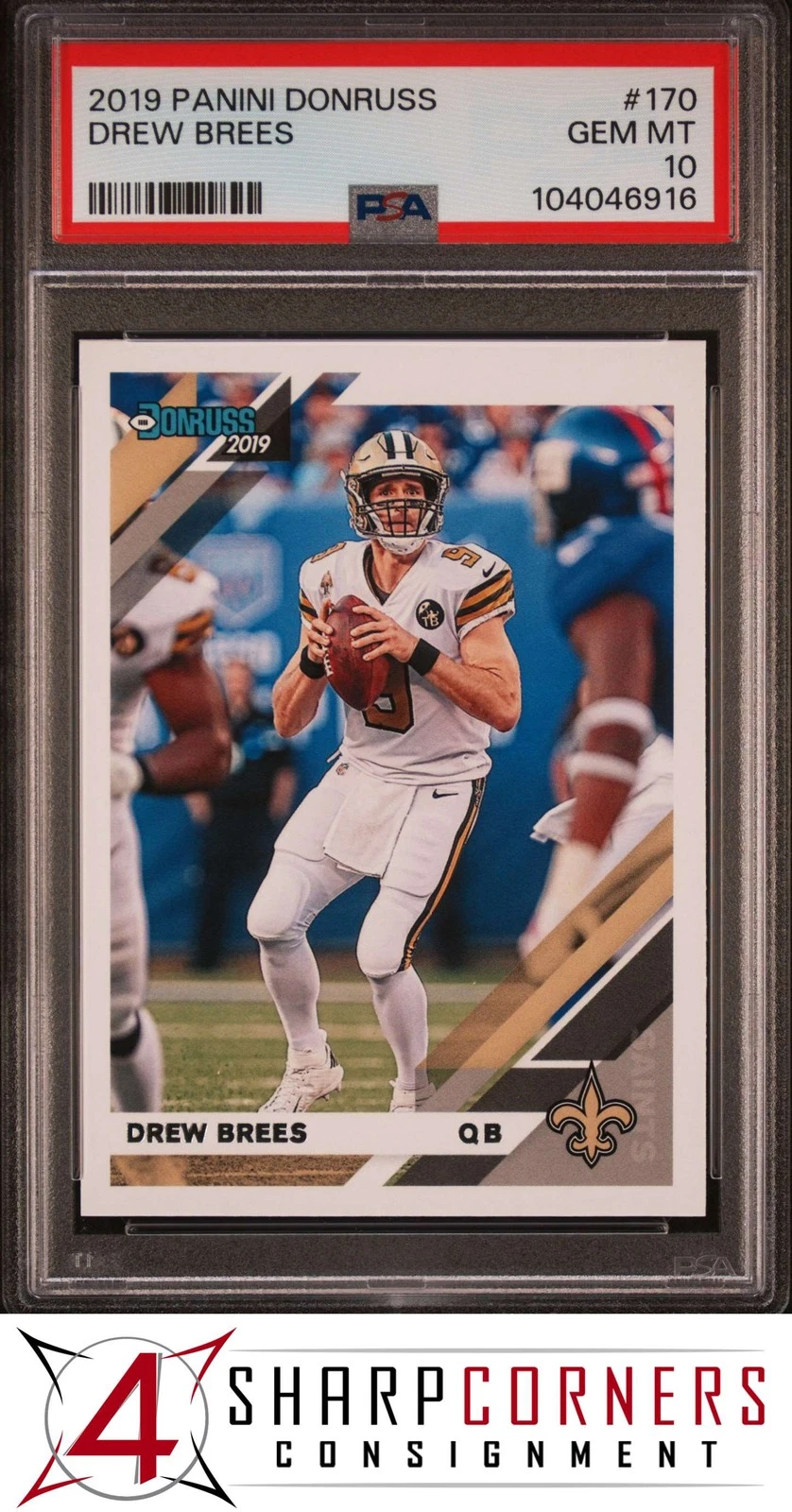 Drew Brees trading card