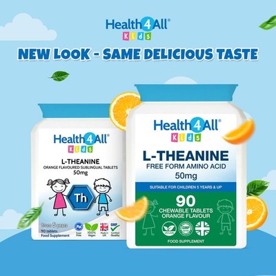 l carnitine and l theanine for adhd Kids L-Theanine 50mg Sublingual Tablets - Focus supplement for children |  ADHD