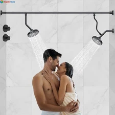 Tandem Shower Heads, Double Shower Head for Couples, Dual Shower Head System ...