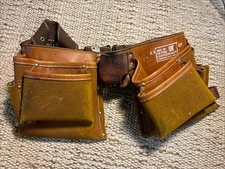 Vintage Square Pocket Tool Belt Action Leathercraft LA-427 USA