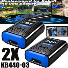 1 2PACK For Kobalt 40v MAX 8.0 Ah Extended Run Li-Ion Battery KB440-03 KB540-06