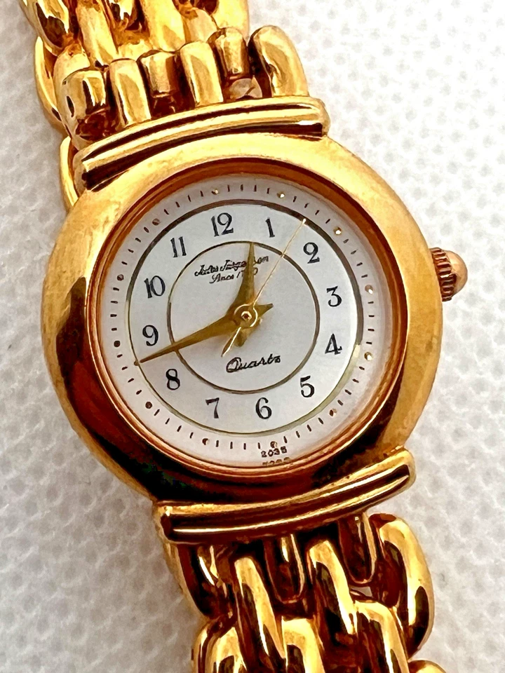 Reloj Jules Jurgensen Mujer Tono Dorado Cuarzo Funcionando Foto 3 de 4