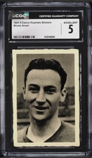 1941 Il Calcio Illustrato Stickers Bruno Arcari CGC 5 EX