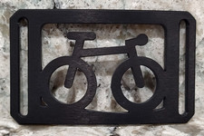 GRIP6 BELT BUCKLE - 10 SPEED BIKE - NINJA BLACK - 1.5 INCH WIDE