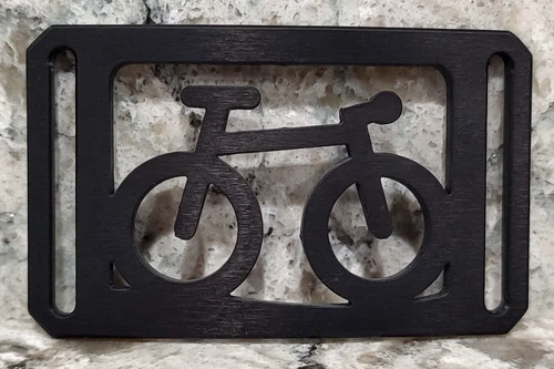 GRIP6 BELT BUCKLE - 10 SPEED BIKE - NINJA BLACK - 1.5 INCH WIDE