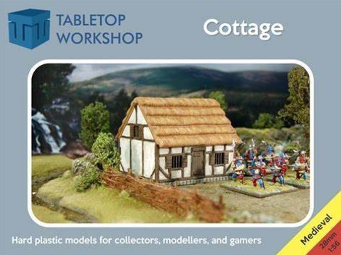 28medcott - 28mm Tabletop Workshop Cottage Hard Plastic-Medieval 40K WW2 Fantasy