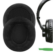 Geekria Velour Ear Pads for Shure Hpaec240 Headphones (Black)