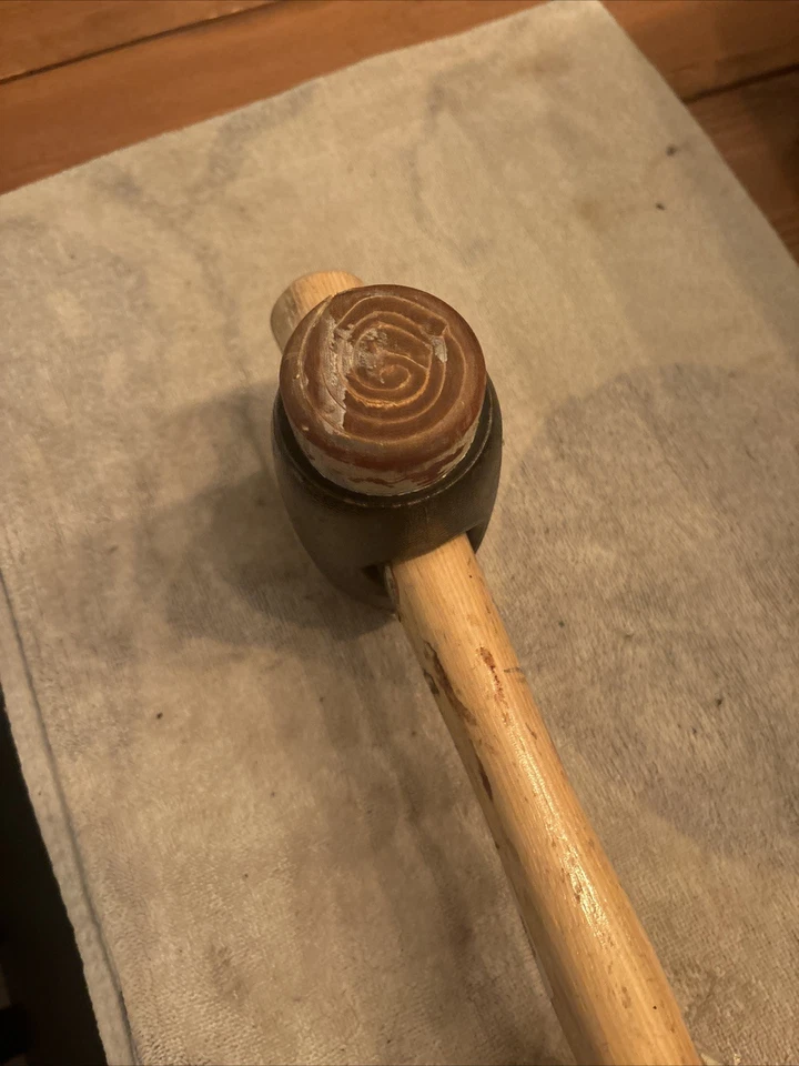 Martillo de cobre Thor genuino 316 tamaño 4 x 50 mm diámetro 04-316 mango de madera Foto 4 de 4