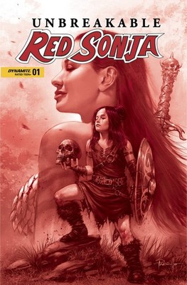 UNBREAKABLE RED SONJA #1 VARIANT CVR H 10 COPY INCV PARRILLO TINT DYNAMITE