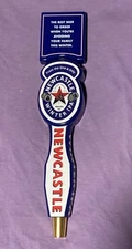 NEWCASTLE WINTER IPA BLUE PORCELAIN USED Beer Tap Draft Heavy Handle Bar Pub