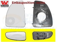 VAN Wezel 1747836 Spiegelglas FüR AußEnspiegel Rechts