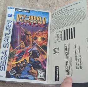 Off-World Interceptor Extreme (Sega Saturn) CIB w registration card, Tested