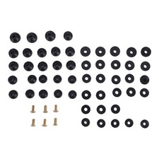 2X(58-Pack  Washers, Replacement Kit Washers and Brass Bibb Screws6817