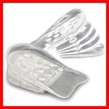 Adjustable 5-Layer Height Increase Insoles, Silicone Heel Cushion Inserts for...