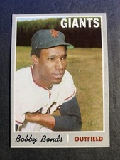 1970 Topps Baseball Bobby Bonds San Francisco Giants Card #425.