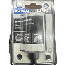 Kobalt 1-1/4 Inch Bi-Metal Arbored Hole Saw - 777734 Wood, Metal, Plastic {B}￼