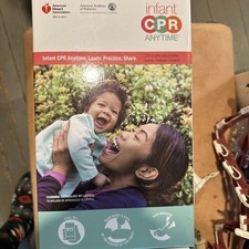 INFANT CPR Anytime Kit AHA Heart Association DVD Training Baby Manikin