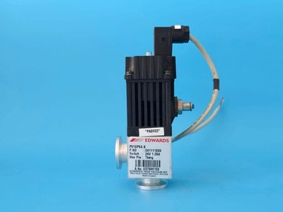 Edwards PV10PKA B High Vacuum Solenoid Valve C41111000, 24V 1.25A, 7 bar, KF Fla
