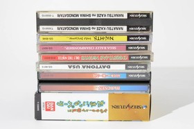 Sega Saturn 7 Game Lot Nights Daytona Sega Rally NTSC-J Japan Untested Japanese