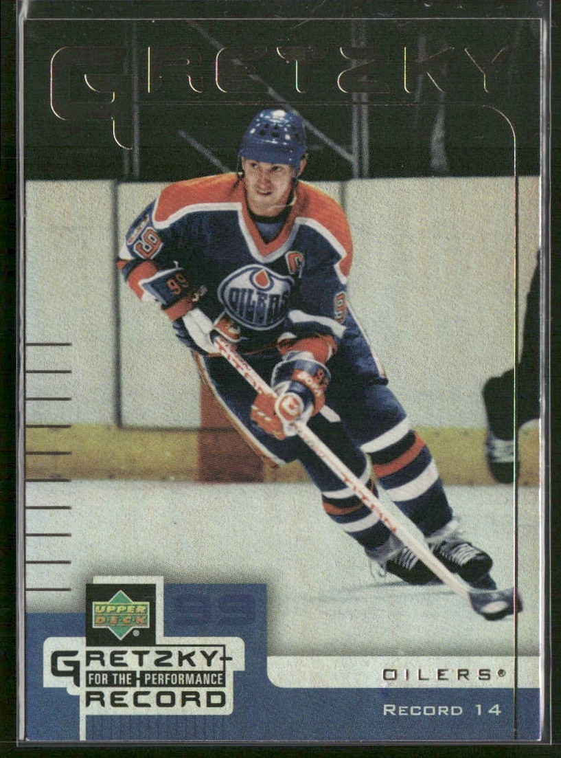 1999 Upper Deck McDonald's Performance for the Record #14 Wayne Gretzky - Oilers