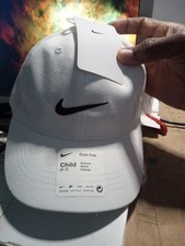 Nike Kids Swoosh Club Cap 4-7 Adjustable White/ BA 2319-001