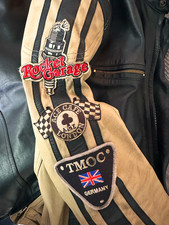Triumph Leder-Motorradjacke   Cafe Racer   Ac...