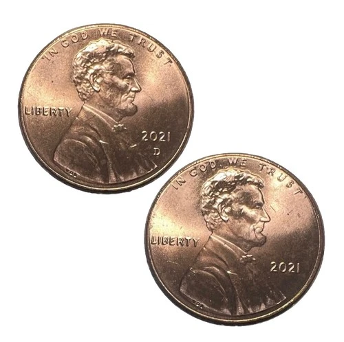 Photo of a 2021-P Lincoln Shield Cent from an eBay listing that sold on Jul 14, 2026
