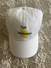 NWT lululemon classic unisex ball cap wordmark lemon S/M