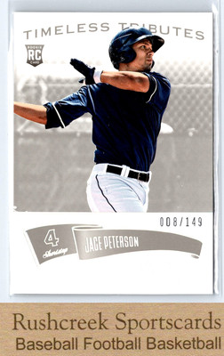 2014 Panini Classics #171 Jace Peterson RC Rookie Timeless Tributes Silver /149