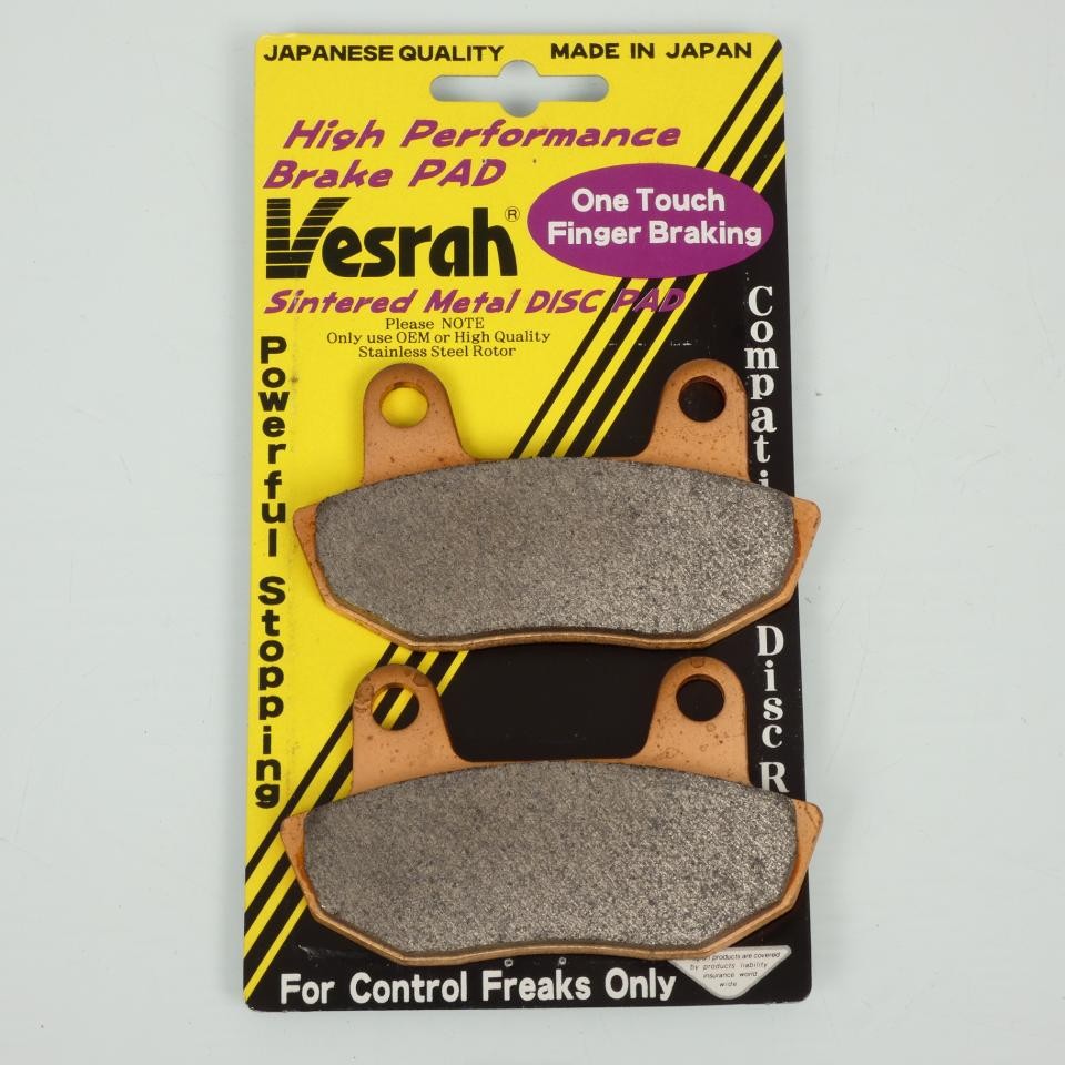 Plaquette de frein Vesrah VD130JL pour moto Honda CB 650 SC 1982 avant
