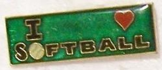 Softball Lover Hat Pin Lapel Push Pin Sports Accessory-image