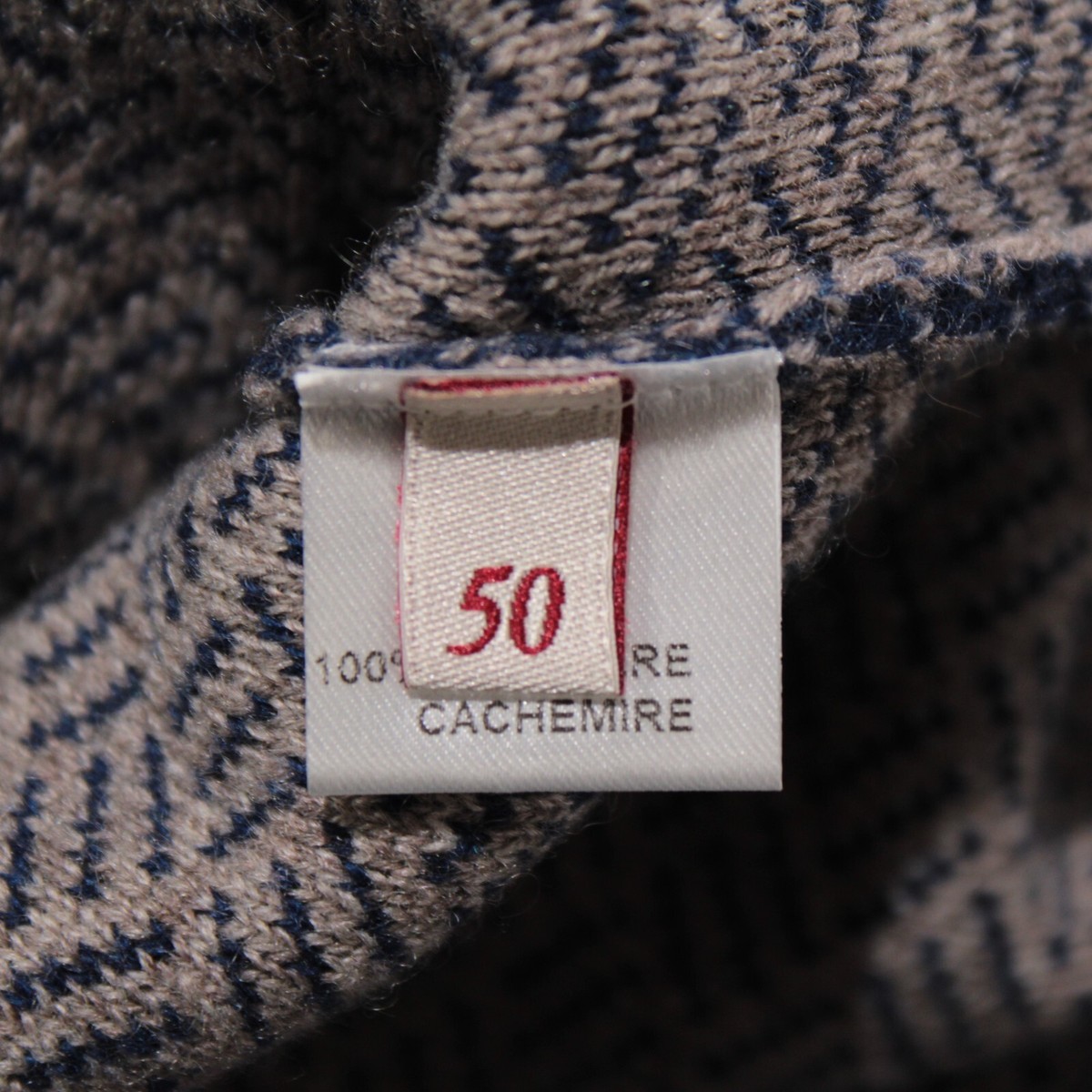 Pull Cardigan Luciano Barbera Laine Et Cachemire Bleu - Taille M, Neuf Avec étiquette