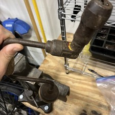 Early Vintage MOHAWK No. 1710 Hand Drill- Orig. Paint Visible And Intact Patina