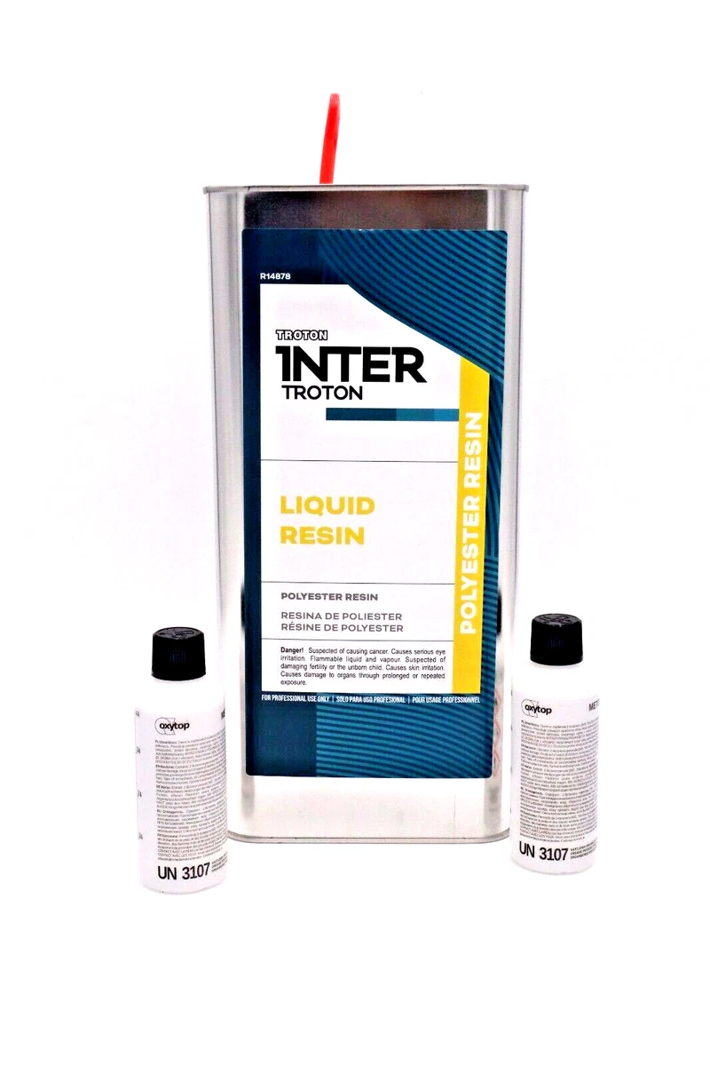 Liquid Resin Polyester Resin 5L Troton Inter Troton Free Shipping