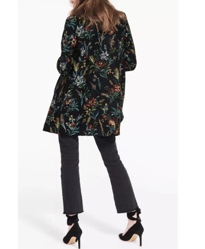 Abrigo Tapiz Floral Ba&Sh Wylie Doble Pecho Jacquard Brocado Chaqueta Talla S - Imagen 2 de 11